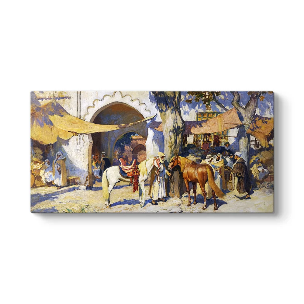 Frederick Arthur Bridgman - Çarşı Tablosu - Model 5